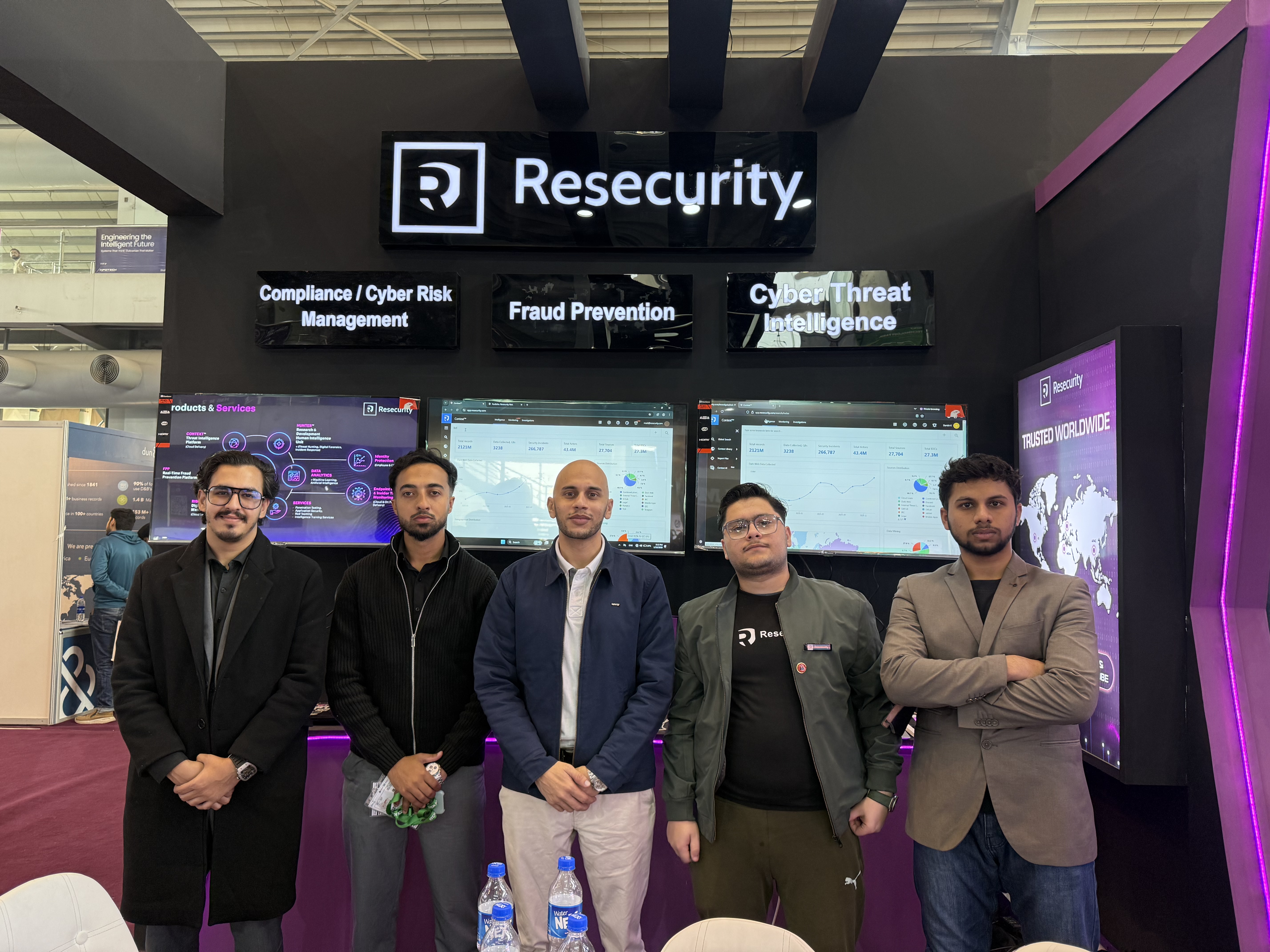 Assembly members at the Resecurity partner showcase