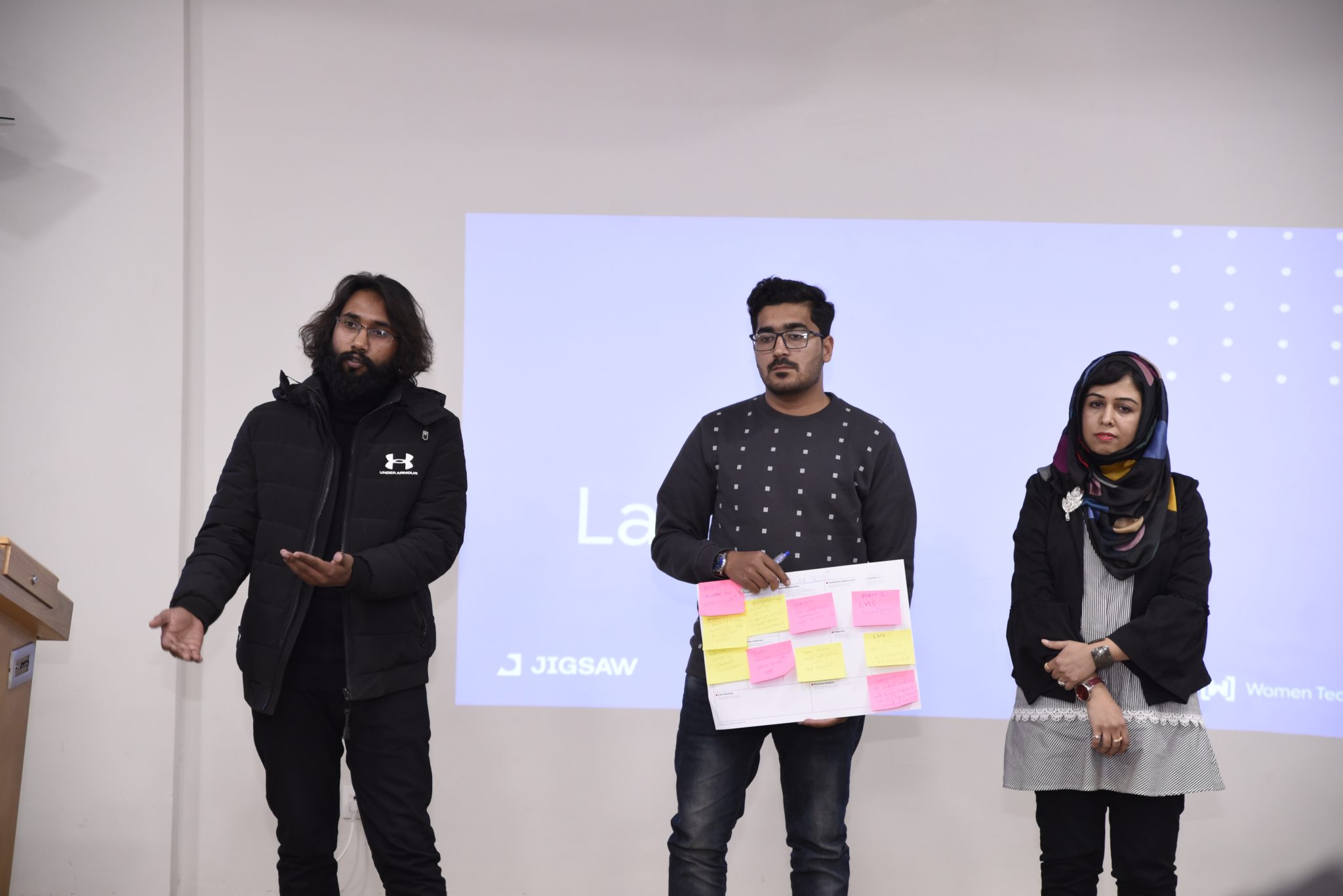 Audience during final pitches